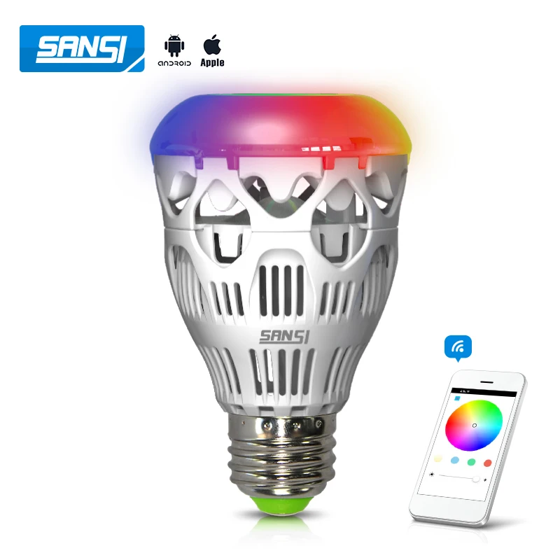 WIFI 10w Color Changing LED Bulb Smart LED Smart Bulb Magic Light ble Smart LED Lighting Bulb Controlled by phone