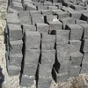 Basalt Rock Split, Vietnam Black and grey Basalt cobble (cubic)