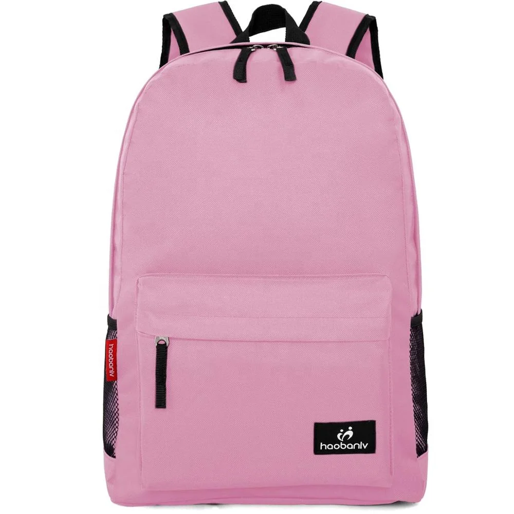

wholesale own brand privet label cheap 600D Oxford school backpack basic model large capacity