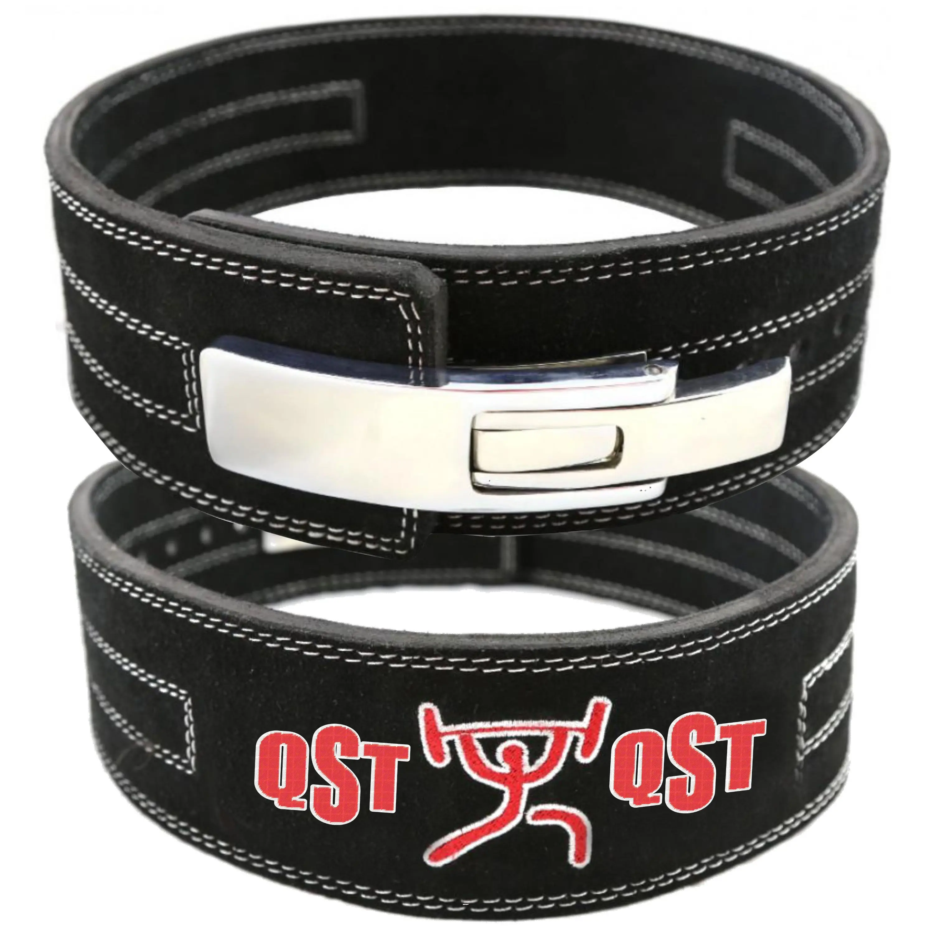 Custom Powerlifting Belt With Lever Buckle Weight Lifting Gym Training