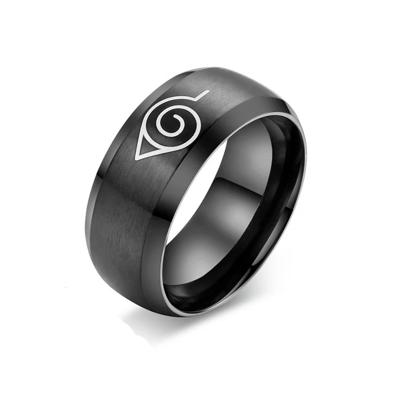 

Wholesale Cheap Anime Naruto Logo Ring, Black
