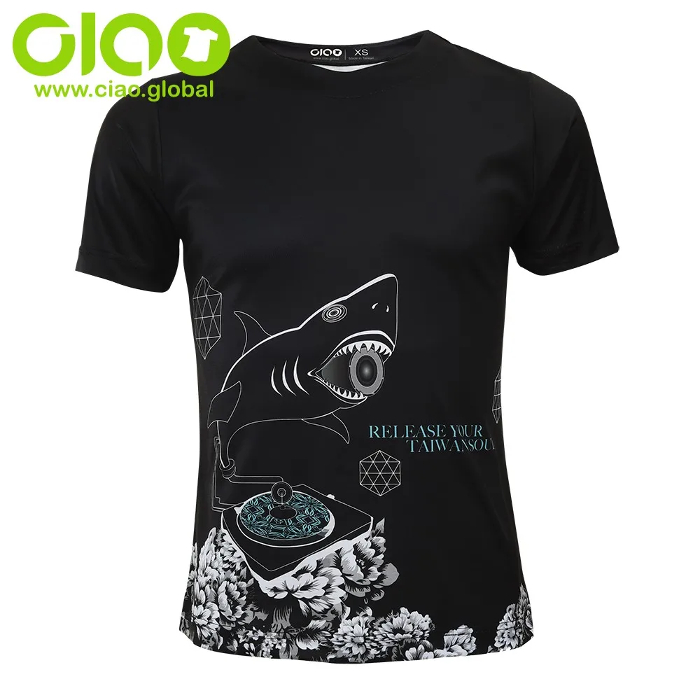 

High Quality Clothing 100% Polyester Men t shirt Custom with Your Design