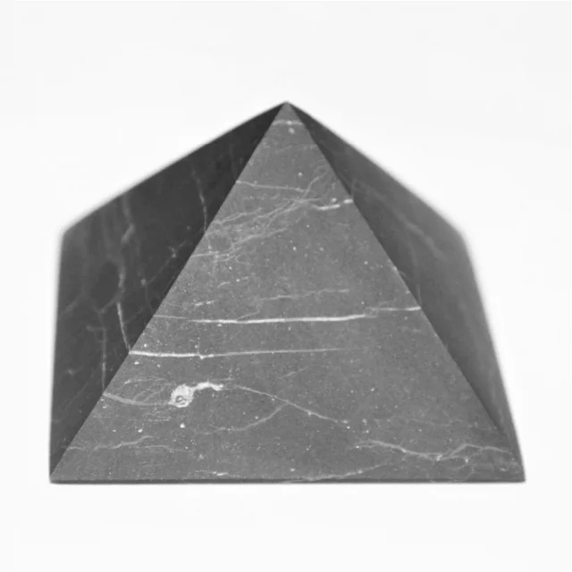 3 pcs 1.18/" UNPOLISHED Original Healing Stone Shungite Pyramid 30 mm
