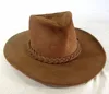 Outback Aussie Hat Stylish Western Brown Leather Western Cowboy Hat