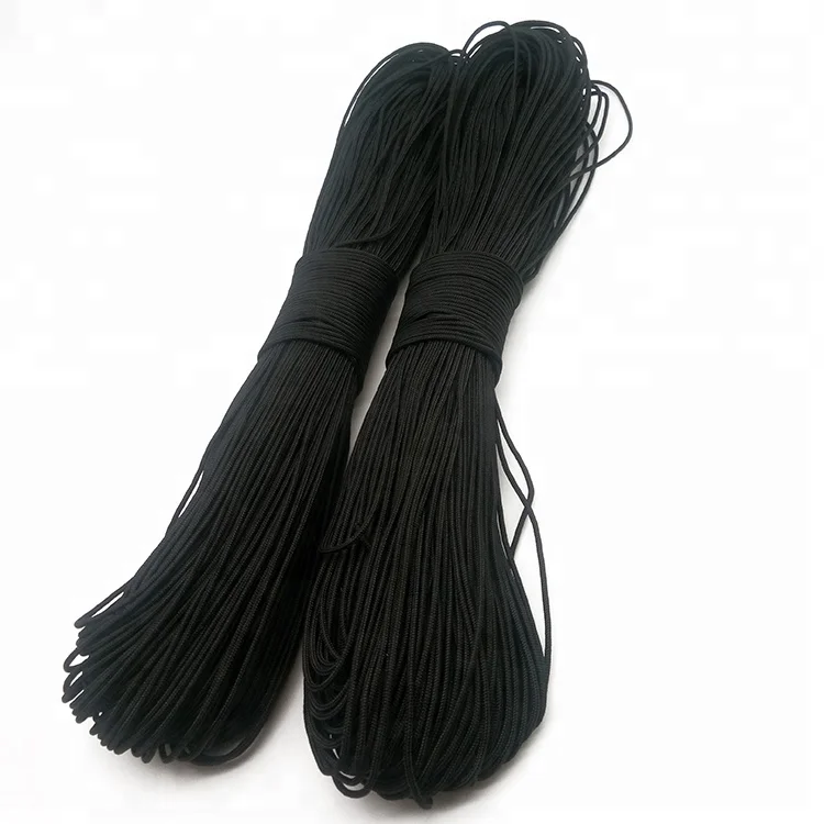 

supplies wholesale survival multitool braided polyester mixed color 2mm diameter black, More than 200 colors