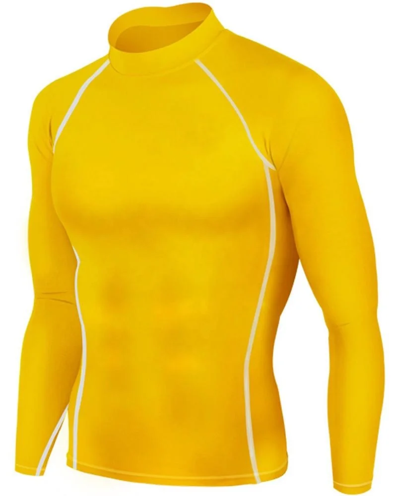 
Top Quality 85% POLYESTER 15% SPANDEX (LYCRA) CUSTOM ROUND NECK BLACK WHITE COMPRESSION SHIRT 