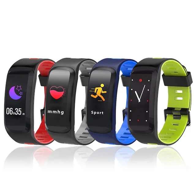

F4 color screen GPS smart watch 2019 ip68 waterproof blood pressure heart rate tracker fitness watch