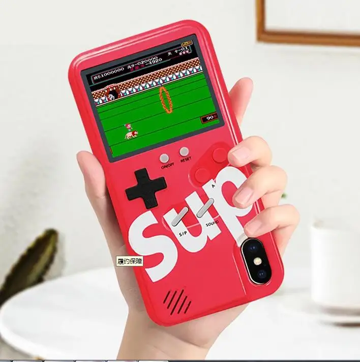 

Gaming Phone Case 36 Classic games Mobile Phone Protection Shell chargeable Game phone Case with games for iPhone X/XS/XR/XM, Black;white;red;pink