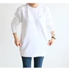 Summer New Custom 100% Cotton Fashion Pop Crew Neck Hoodie Streetwear Distressed Women Ripped Pullover All White Sweatshirt