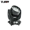 Best rgbw beam wash led moving head 19x15w rgbw disco led moving head aura zoom effect , mac aura moving head light