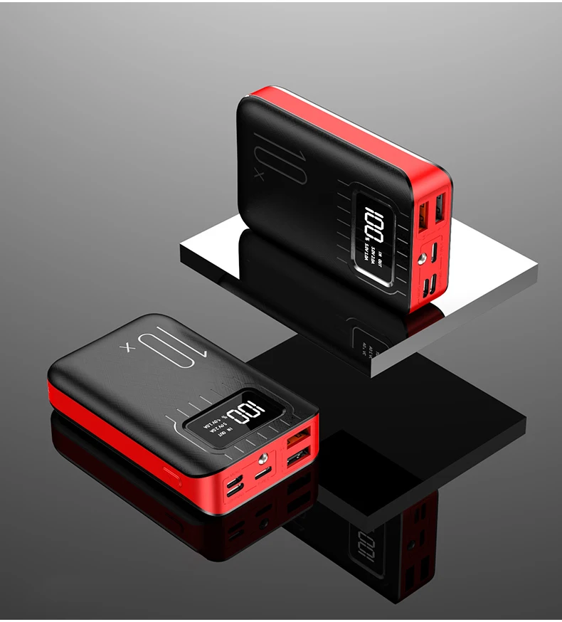 2020 hot LOGO KD-261 Mini 10000mAh 3 Inputs & 2 Outputs Mobile Charger High Quality Free LOGO Customized Power Bank - ANKUX.COM