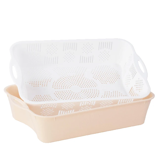 rectangular plastic basin