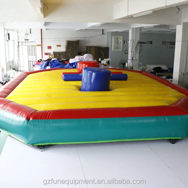 Inflatable Deluxe Gladiator Joust Game Inflatable Jousting Arena For Sale