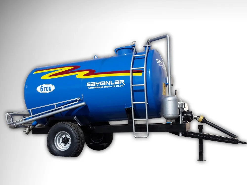 Liquid Fertilizer Spreaders From Turkey 6 Ton Slurry Tanker Single Axle Liquid Fertilizer