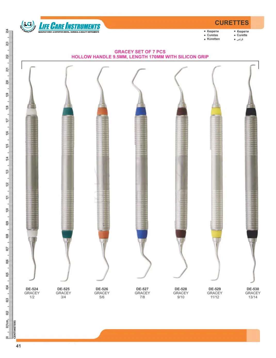 Scaling And Root Planning Curettes Complete Set Dental Buy