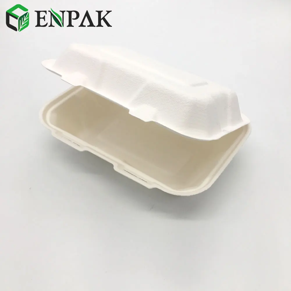 Eco Friendly 32oz Retangular Disposable Plastic Food Grade Bento Box