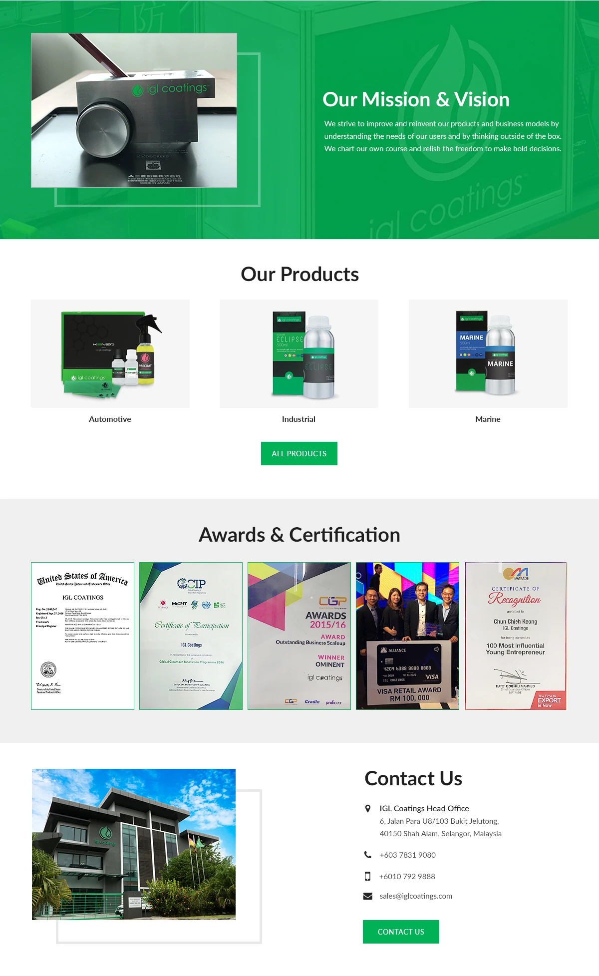 Ominent Sdn Bhd Industrial Coatings Automotive Coatings