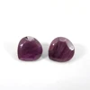 1 Pair Elegant natural indian ruby 10x10mm heart cut 4.55 cts company wholesale gemstone