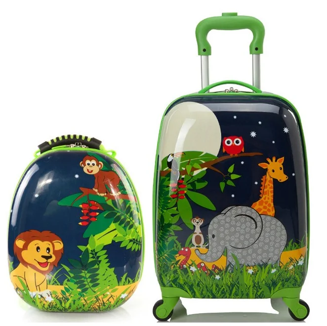 

new design super light/abs+pc material children luggage with 4 wheels/kids luggage, Customized