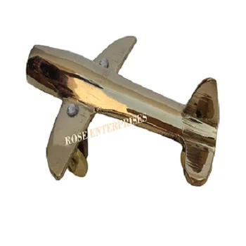 Nautical Gifted And Home Decor Brass Aircraft Desk Airplane Model