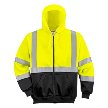 hi vis fleece hoodie