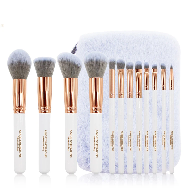 

New Design Free Sample 12 pcs Makeup Brushes Set with Packing