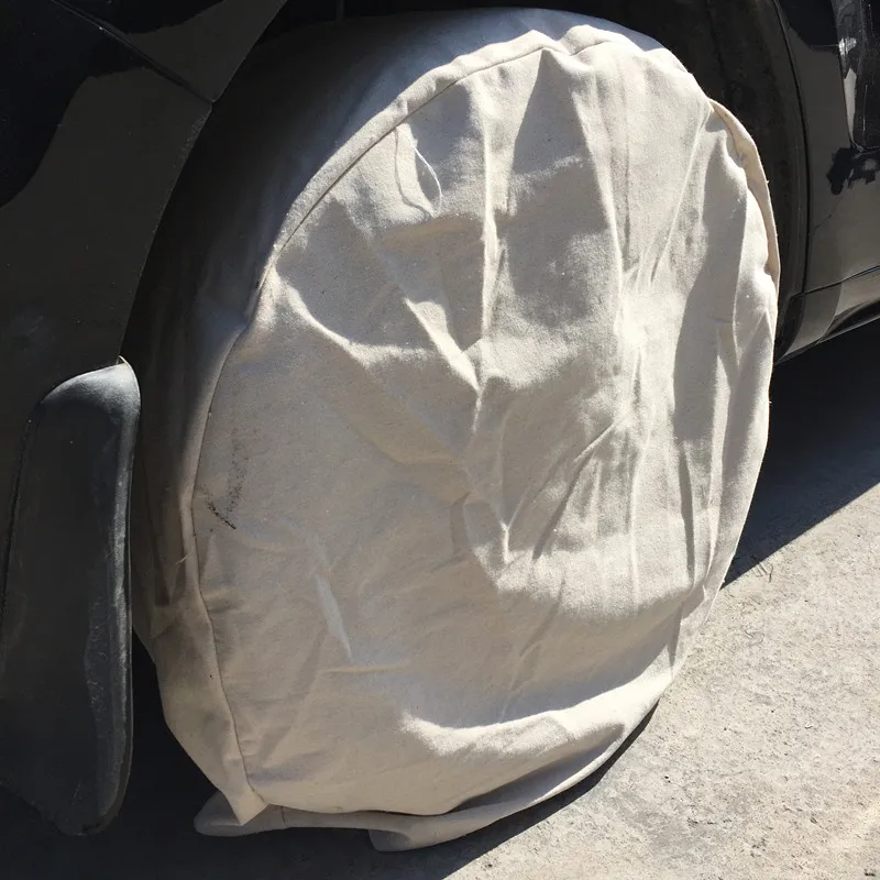 Set Of 4 Canvas Wheel Tire Covers For Auto Truck Car Camper Buy