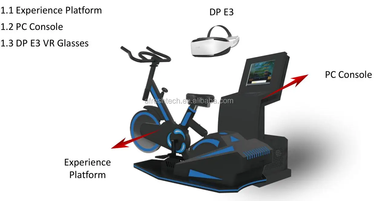 アーケード 9d シネマシミュレータ Vr 自転車フィットネスゲーム仮想現実自転車乗り物 Buy Vrバイク シミュレータvr Vr自転車 Product On Alibaba Com