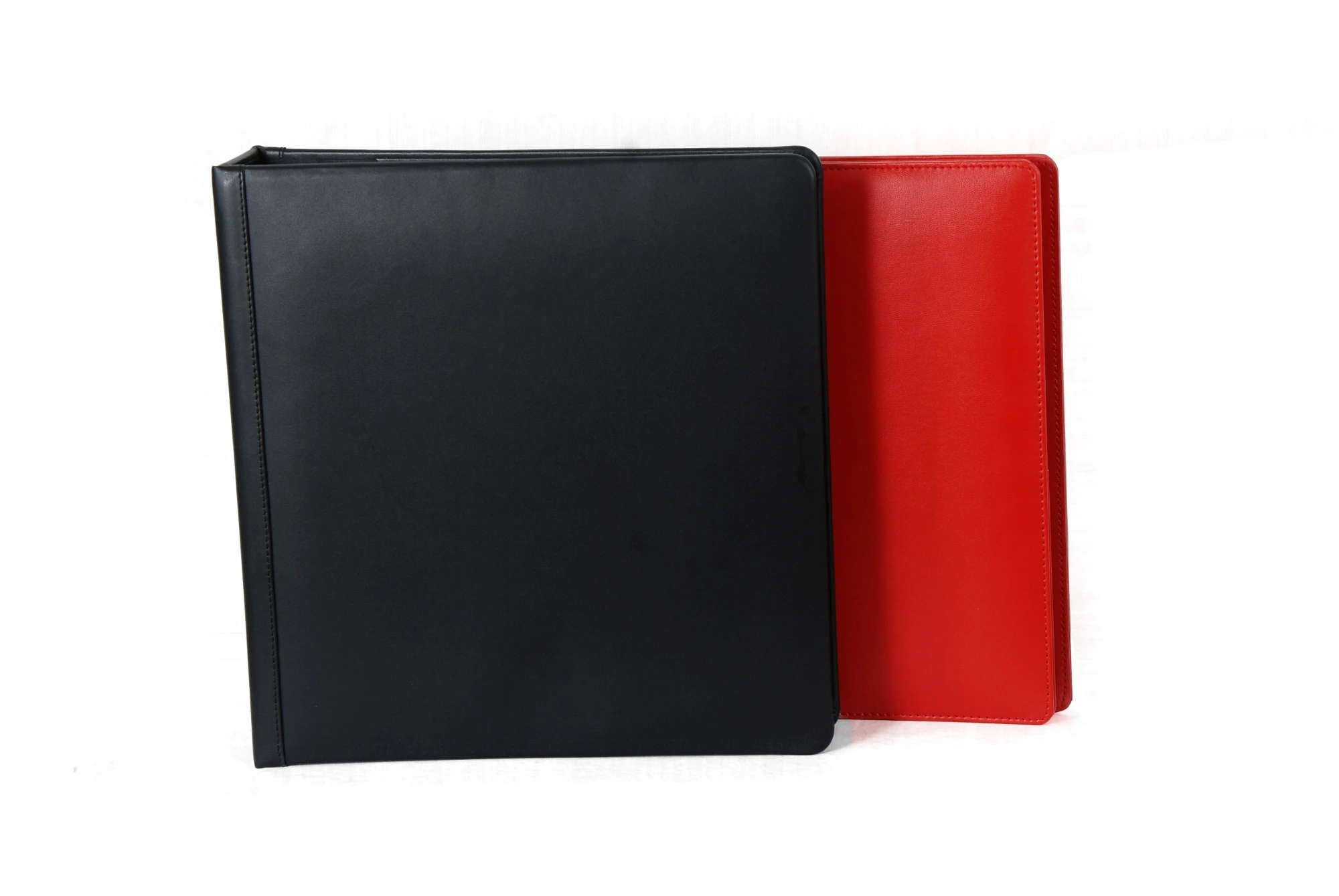 Hot Selling Custom Logo Faux Leather Ring Binder/leather Ring Binder