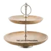 luxury wooden cake stand