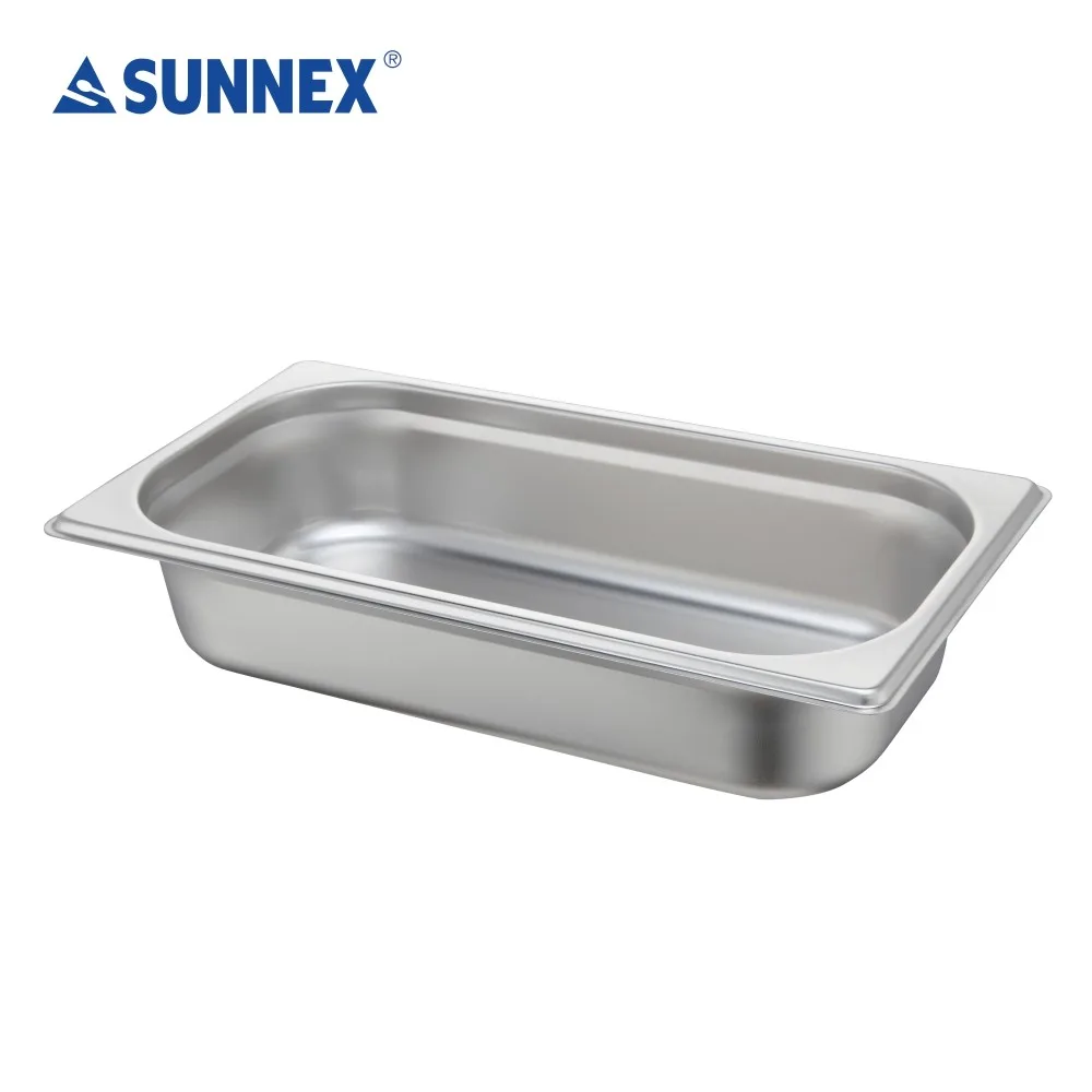 Vogue Stainless Steel GN 1/3 Pan 20mm 325x176mm Food Container Restaurant 