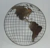 Latest Design 2019 Decorative Mesh Iron Wire Globe Ornament Wall Decor
