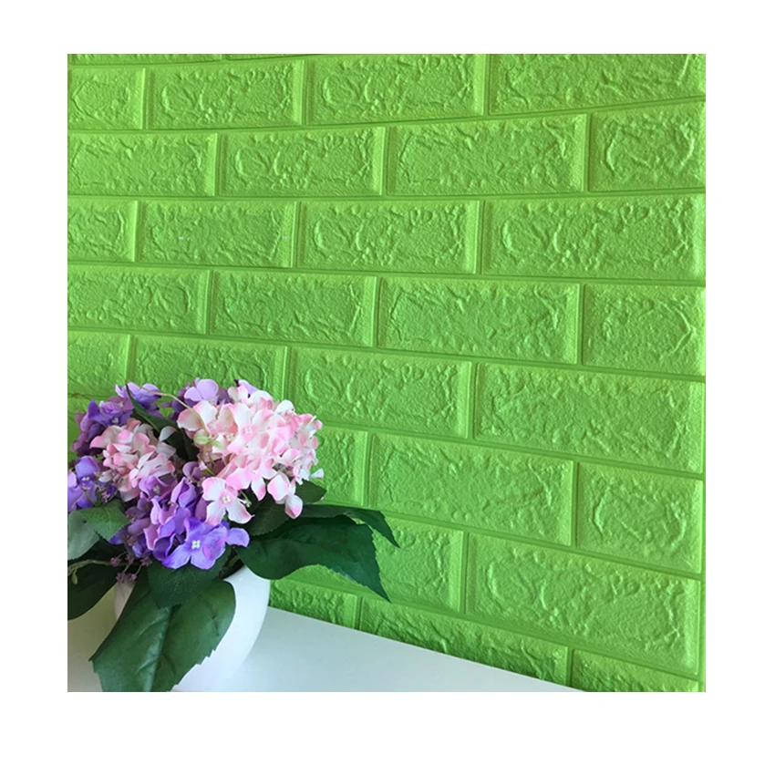 
3d brick texure waterproof self-adhesive wall stikey panel/slelf adhesive modern 3d foam wall brick/3d foam print wall wallpaper 