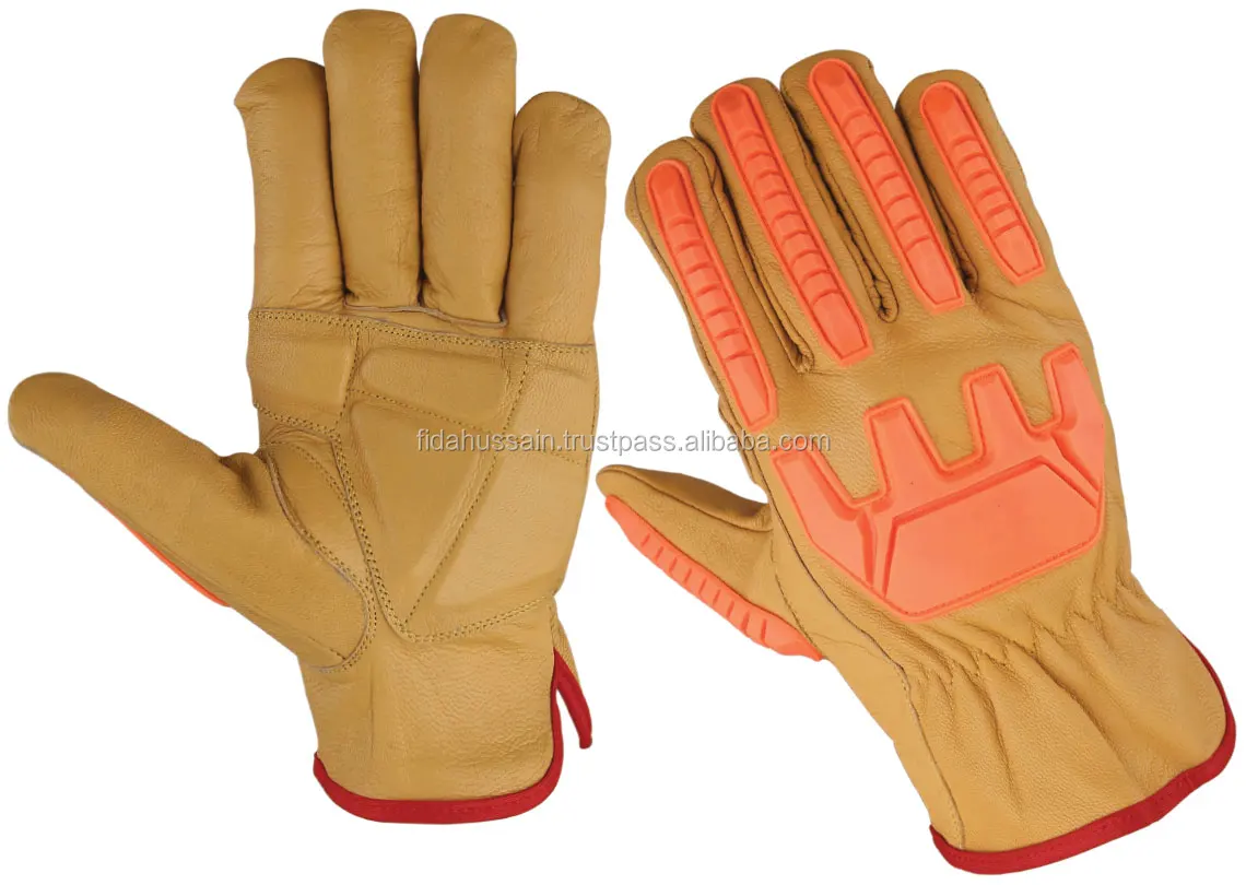 Best Quality Leather Impact Gloves,Cheap Leather Working Gloves