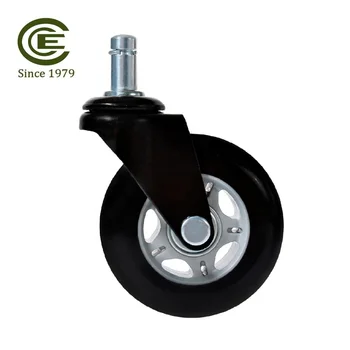 Cce Caster 3 Inch Polyurethane Small Ball Bearing Load Single Wheel Casters Buy Polyurethane Office Chair Caster Wheels For Hardwood