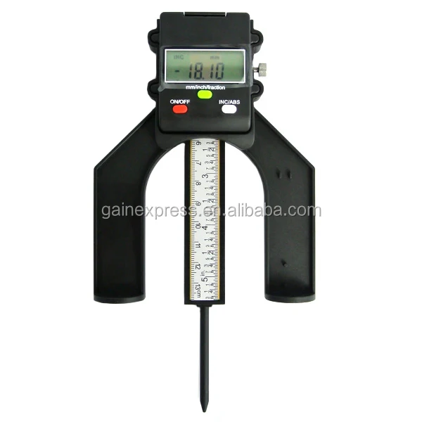 80mm Digital LCD Depth Gauge Magnetic Aperture Hand Router Self Standing