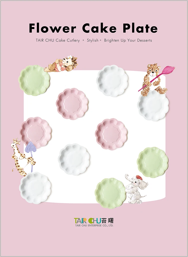 Flower Shape Paper Plate