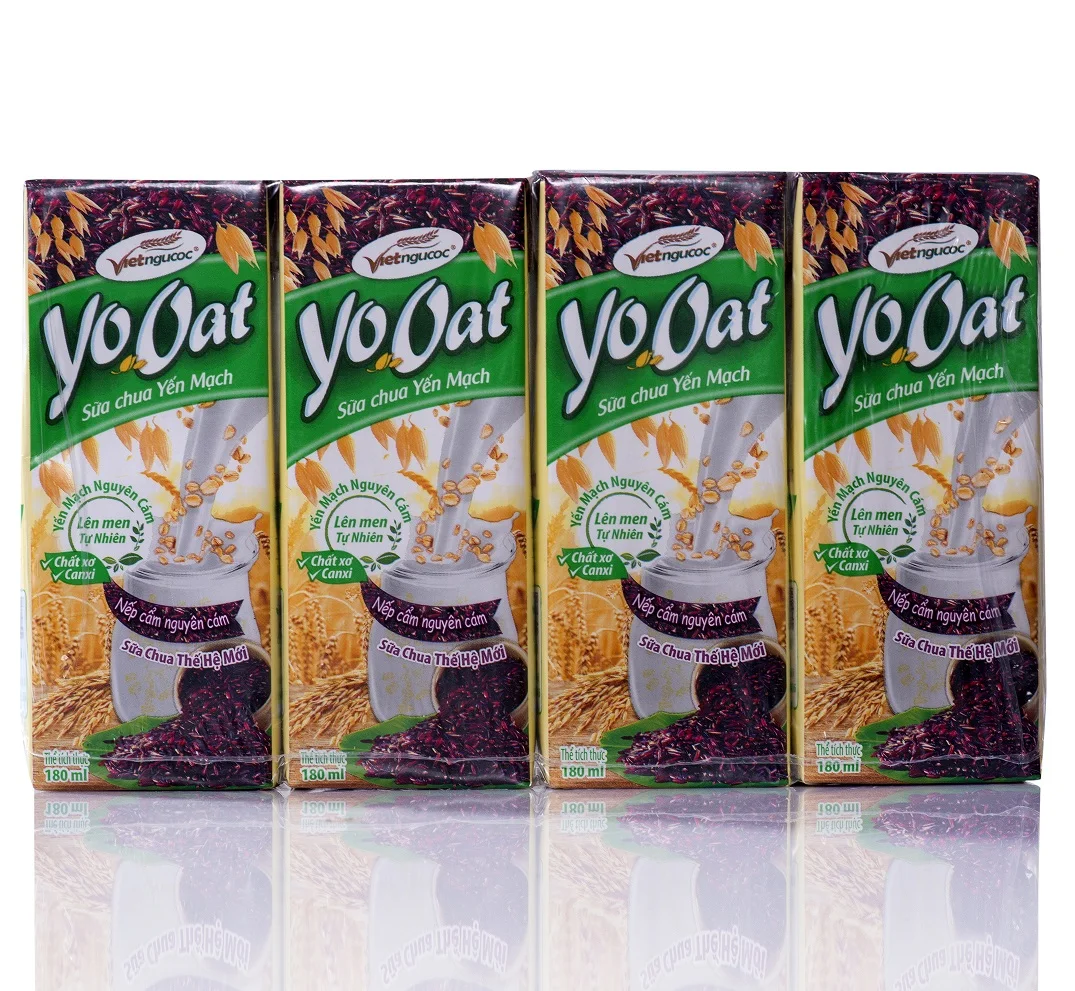 
High quality purple Glutanious yogurt drink new taste with oats 