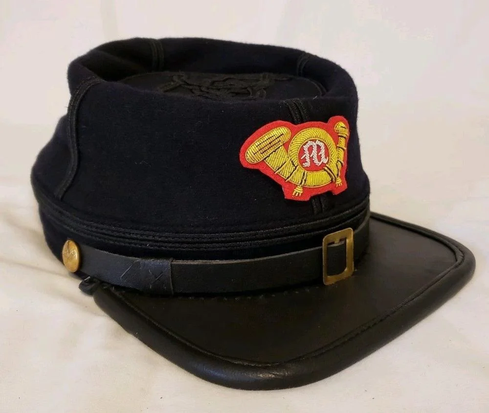 civil war union navy officer cap