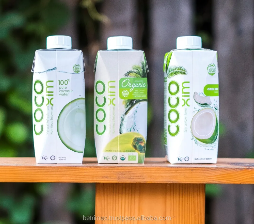 
100% NATURAL COCONUT WATER 330ML & 1000ML IN TETRA PRISMA 