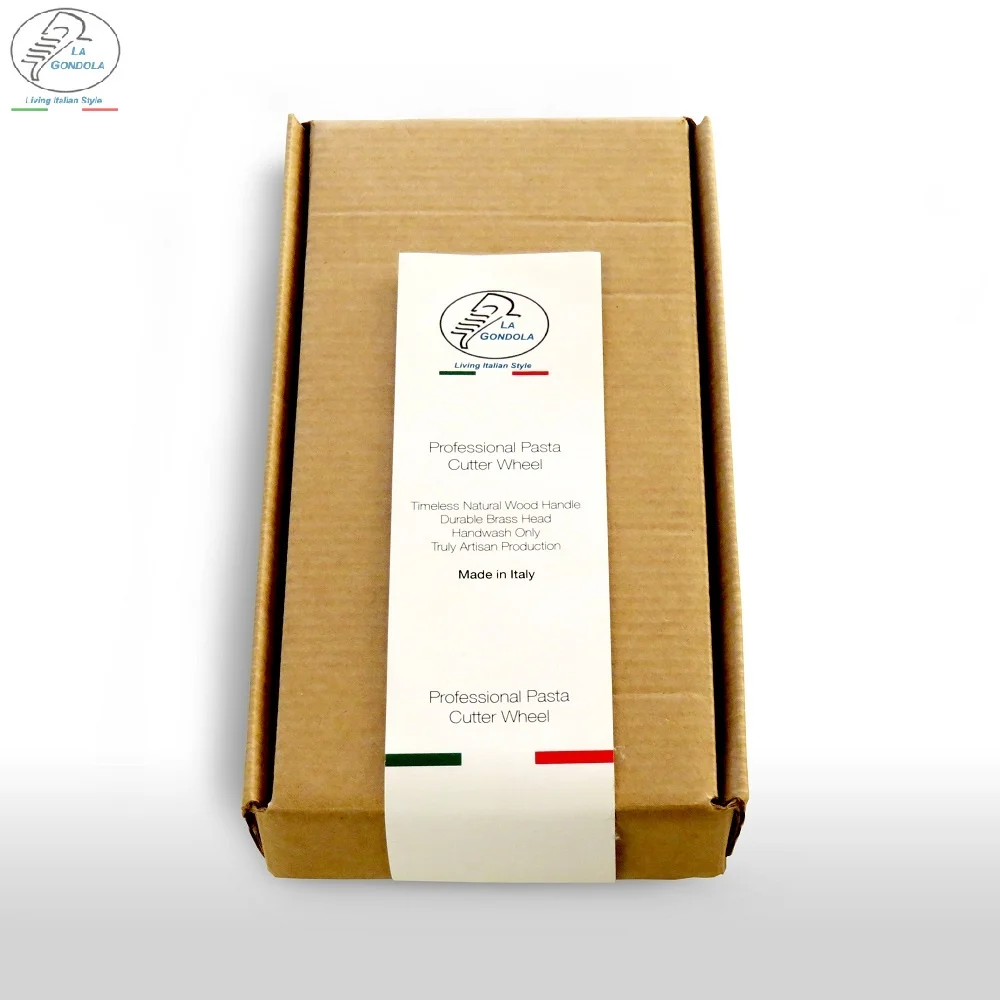 
Made in Italy Double Pasta & Ravioli Cutter Wheel for Homemade or Professional Handmade Pasta 