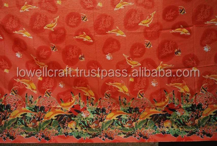 
SEA PRINTED SARONG/BEACHWEAR/ PAREOS 