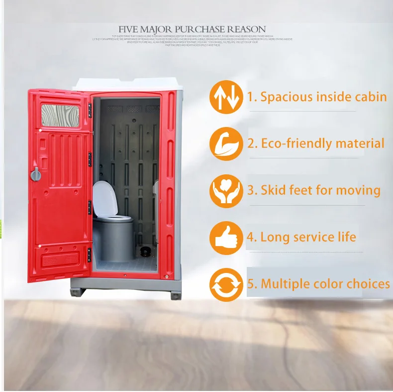 2020 new!! China best-seller high quality HDPE plastic outdoor mobile foldable portable toilets