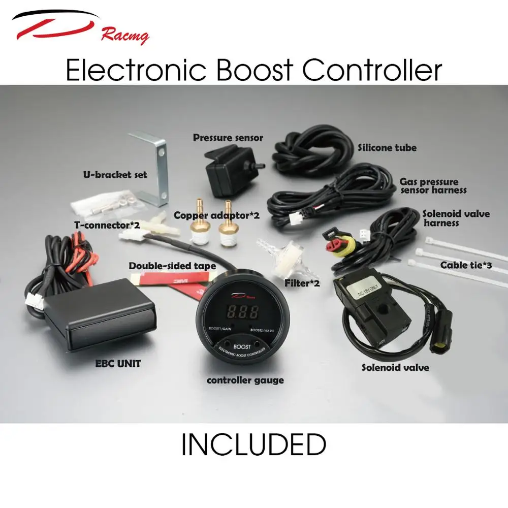 52mm Pro I-EBC electrónico kit de controlador de boost-cualquier coche cargado turbo de gasolina 