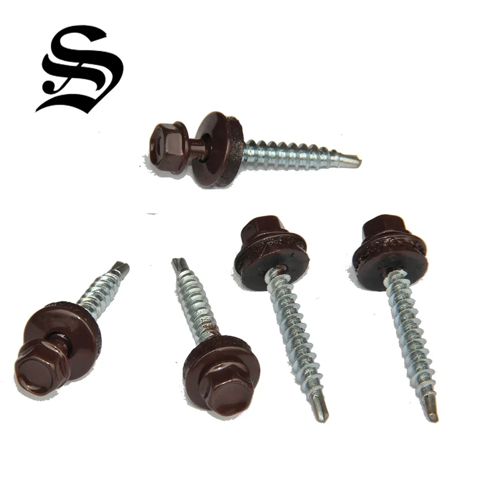 
Made in Taiwan sheet metal self drilling tek roof screw with epdm 