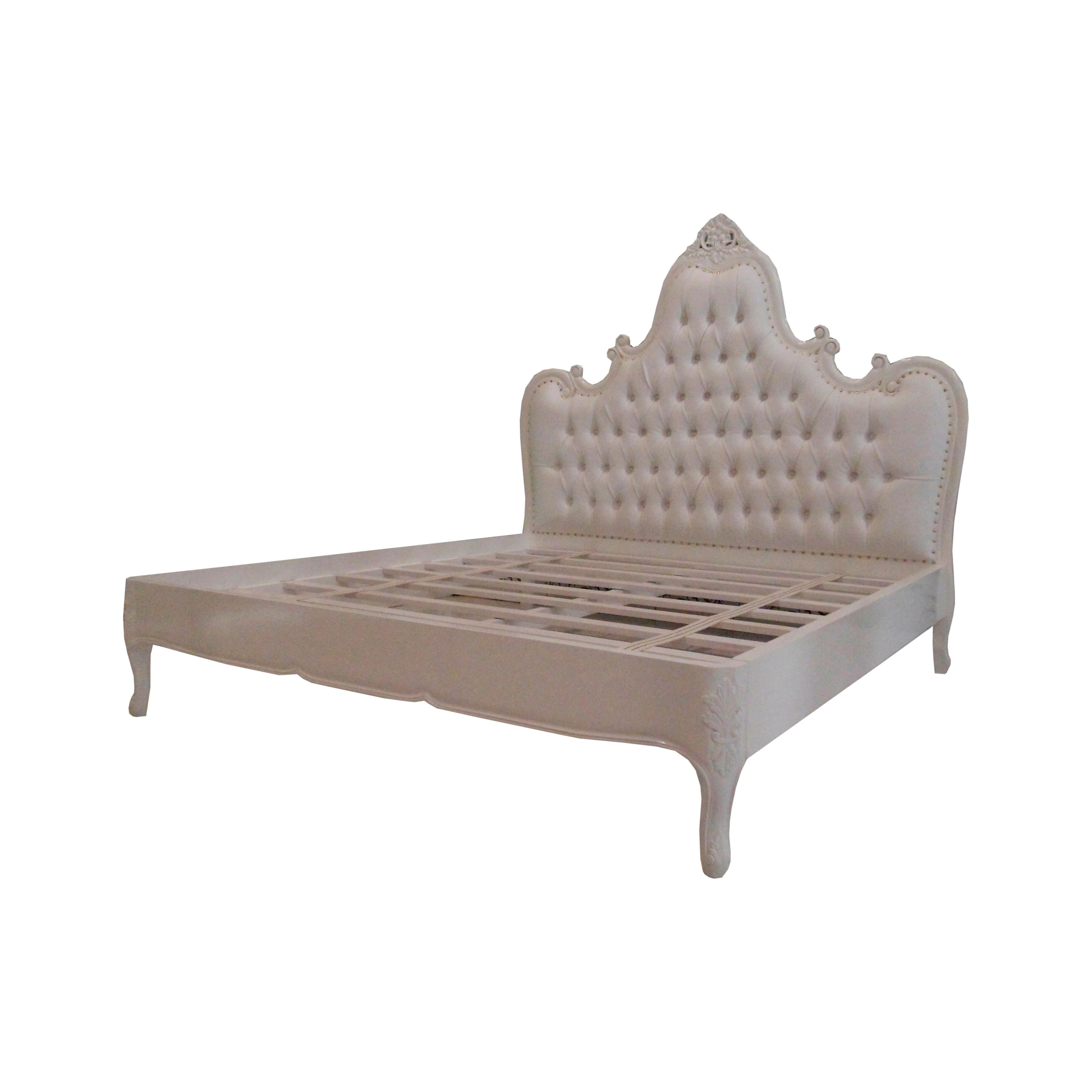 Clásica Tallada Muebles De Dormitorio Diseños-de Madera De Caoba Real