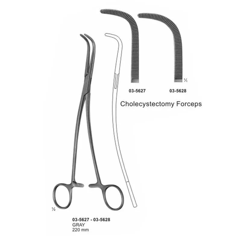 Gray Gall Duct Clamp Forceps 22cm German Stainless Steel - Buy Gray ...