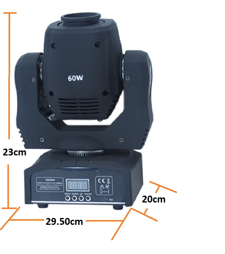 2018 New Lighting Gobo Spot 60w Led Mini Moving Head Manual Buy 60w