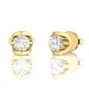Unique Design Diamond Ear Studs for women/girls in 18K Gold 1.47 grams