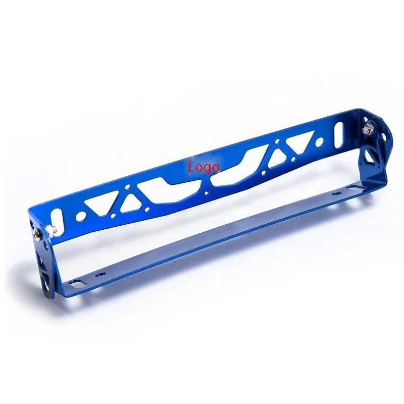 Universal Car Aluminum Adjustable Rotating Number Plate Auto License